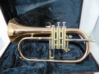 Vintage Yamaha Flugelhorn Yfh 631 —1970’s With Case - Great Cond W/
