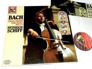 Bach 2 Lp Box - Cello Suites Heinrich Schiff Emi Digital |89