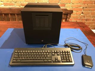 Vintage Nextcube Computer W/ Keyboard And Mouse -