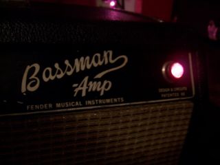 Vintage 1966 Fender Bassman Amplifier Head Amp