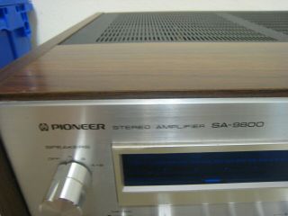 Vintage Pioneer SA - 9800 Stereo Amplifier Amp 3