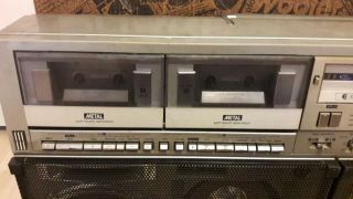 Sharp GF - 777Z Vintage Boombox Ghettoblaster Stereo Cassette great condit 2