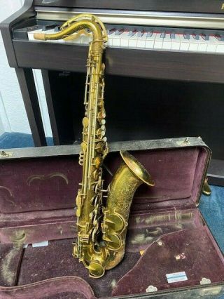 Vintage King Zephyr Tenor Sax 1964xx Gold Brass