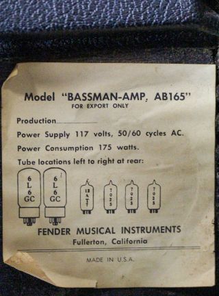 1969 Fender Bassman Amp Silverface Drip Edge Tube Head Amplifier - Vintage 2