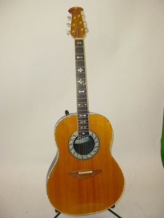 Vintage Ovation 1619 Acoustic Electric Guitar W/ Case
