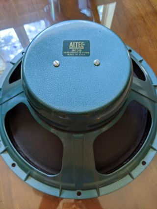 Vintage ALTEC LANSING 803B 16 Ohms Woofer Speakers Pair Consecutive Numbers 3
