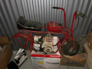 Vintage 1969 Rupp Banchi Roadster Mini Bike Minibike Frame Engine Please Read