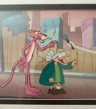 Set Of 5 Pink Panther 1980’s Hand Drawn Cel 
