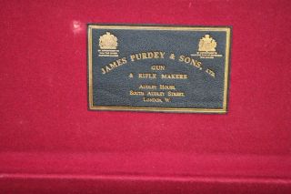 James Purdey Vintage Leather Shotgun Gun Case 2