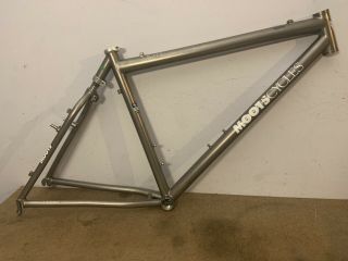 1998 Moots Ybb Titanium Mountain Bike Frame 19” Ti Frame 1 1/8” Vintage