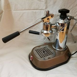 La Pavoni Professional Espresso Machine Lever Brown Base Vintage