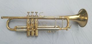Bach Stradivarius Vintage Trumpet Model 37 Ml Early Elkhart Bb - Lacquer