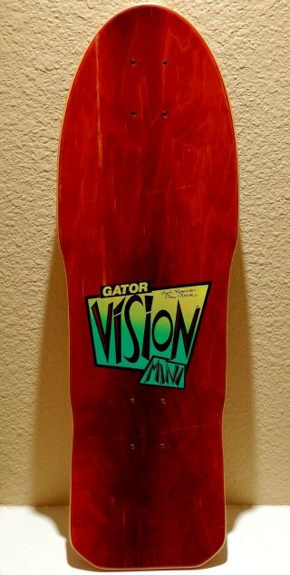 Vintage Vision Gator Skateboard Deck 3
