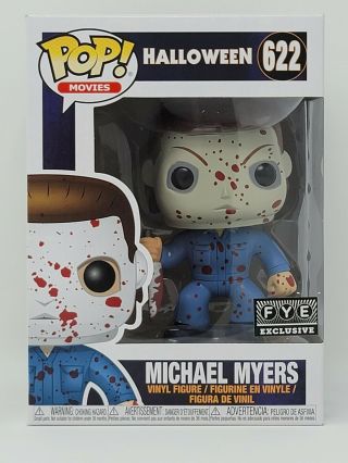 2018 Funko Pop Movies Halloween 622 Michael Myers Blood Splatter Fye Exclusive