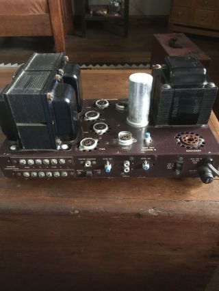 Vintage The Fisher SA - 100 Stereo Tube Amplifier 2