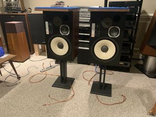Vintage JBL Century L100 Speakers - restored,  Caps/connectors 3
