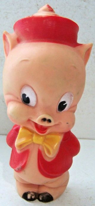 Vintage Porky Pig Squeeze Toy 1950 