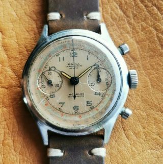 Driva Chronograph Valjoux 22 Vintage Swiss Made Men 
