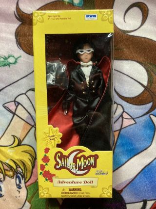 Tuxedo Mask Sailor Moon Irwin Adventure Doll 6 Inches 2001