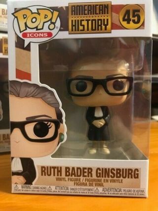 Ruth Bader Ginsburg - Funko Pop Icons American History: 45 - Supreme Court