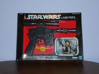 Vtg 1978 Kenner Star Wars Laser Pistol Han Solo Nos Mib Jc Penny 38110