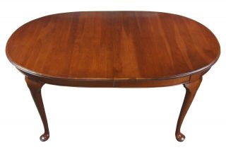 Vintage 1971 Pennsylvania House Solid Cherry Queen Anne Dining Table