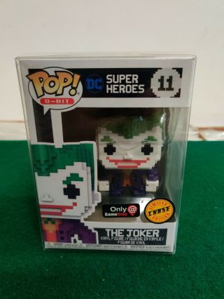 Funko Pop Dc Heroes 8 - Bit The Joker 11 Chase Gamestop Le