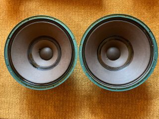 Vintage Altec Lansing Biflex 415a 15” Speaker Pair Rare