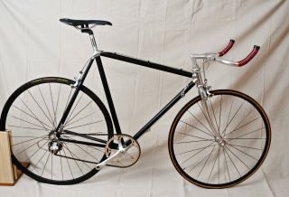 Classic Vintage Vitus Road Bike,  Set Up As Time Trial Bike,  Late 1980s,  57cm.