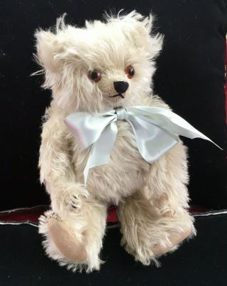 Gorgeous Antique White Jopi Teddy Bear With Musical Bellows