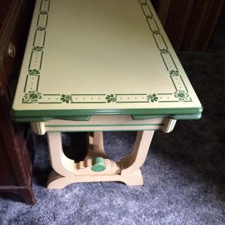Wood And Metal Vintage Table