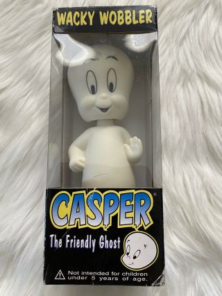 2002 Funko Pop Harvey Comics " Casper The Friendly Ghost " Wacky Wobbler Bobble