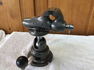 Vintage Wilton Baby Bullet Vise With Swivel Stand