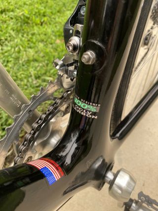 Vintage 1997 Trek 5200 54cm OCLV Carbon Road Bike Black Shimano 600 2