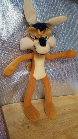 Vintage 1971 Warner Bros.  Characters By Mighty Star Wile E.  Coyote Bendy Plush