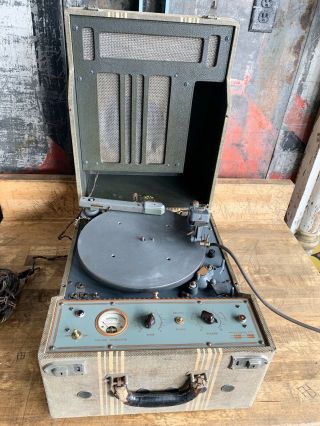 Vintage Presto Model 6k Record Lathe Cutter Estate Find