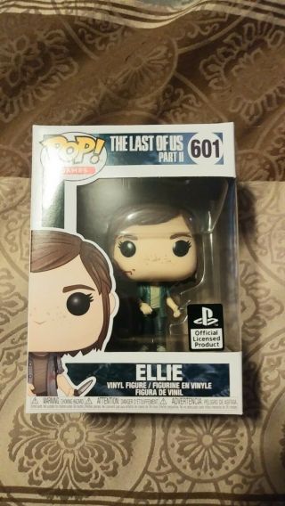 Ellie Tlou Part Ii Funko Pop (in Hand) The Last Of Us Part 2