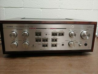 Vintage Luxman L - 580 Integrated Amplifier - Mc/mm Phone Stage 120v Made In Japan
