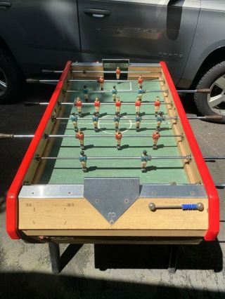 Vintage Rene Pierre Foosball Table Coin Operated But Not Necessary.