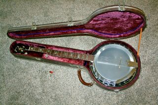 Vintage Alvarez 5 String Banjo,  Early No Serial Number Model, .