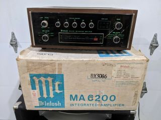 Mcintosh Ma6200 Integrated Amplifier Vintage Audio/music