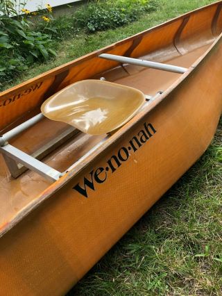 Wenonah Solo Racing Canoe Vintage Aramid One - Person 17 - Foot Very Lightweight