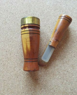 Vintage Billy Starks Banded Early Label Rebel Duck Call 2