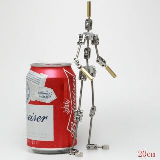Sma - 20 20cm Diy Kit Of Stop Motion Animation Character Metal Puppet Armature