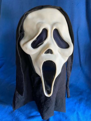 Vintage Fantastic Faces Gen 1 2 Ghostface Scream Halloween Mask Fun World T - Shrt
