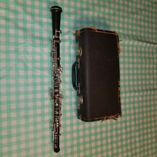 Vintage Selmer Oboe With Hard Case Serial F 4625