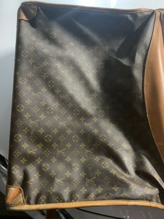 Vintage Louis Vuitton Large Folding Garment Bag Monogram Canvas Suitcase Luggage 2