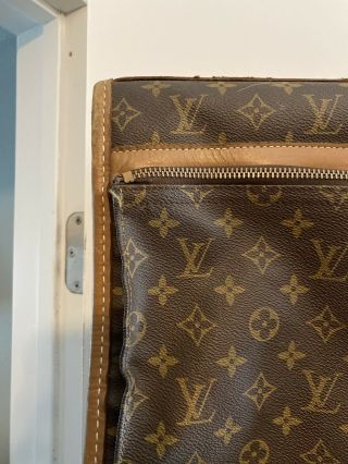 Louis Vuitton Vintage Folding Garment Bag Soft Luggage with tag; 3