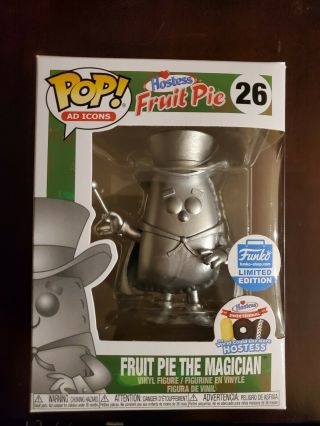 Funko Pop Ad Icons 26 Hostess Silver Fruit Pie The Magician Exclusive