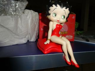 Rare Betty Boop Shelf Sitter Music Box I Wanna Be Loved By You 1997 Nib Vintage